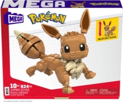 stavebnice MEGA POKÉMON jumbo eevee 28 cm (824 dílků)