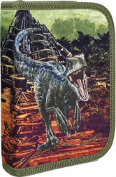 Školní penál Jurassic World Oxybag – jednopatrový se 2 chlopněmi