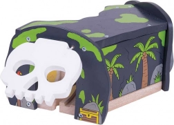 Dřevěný tunel Jeskyně lebka