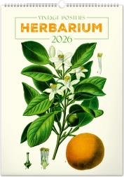 Nástěnný kalendář Vintage plakáty Herbář 2026