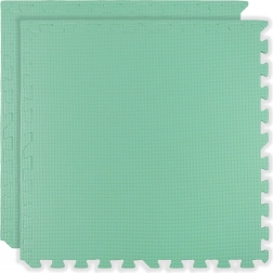 Měkká pěnová podložka HUMBI 120 × 60 cm, voděodolné velké puzzle, 2 ks, mátová