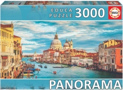 Panoramatické puzzle Canal Grande, Benátky 3000 dílků