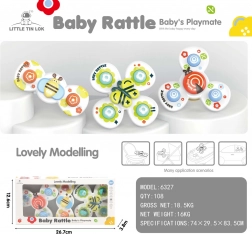 Sada dětských spinnerů 3v1 beruška, motýl, včela s přísavkami