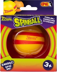 Spinball žonglovací míček žlutý s červenou