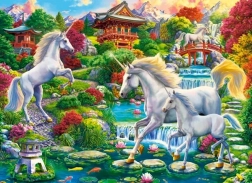 Puzzle 300 dílků Unicorn Garden – jednorožci