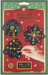 MOXY Sada škrabacích vánočních obrázků – 9 ks