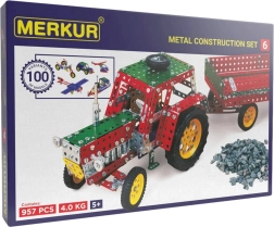 Merkur M6 velká kovová stavebnice 957 dílků