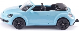 Model auta VW The Beetle Cabrio Siku – kovový kabriolet v modré barvě
