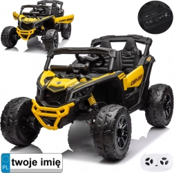 Elektrické dětské auto buggy 4x4 800 W – Žlutá