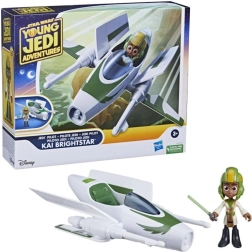 Star Wars vozidlo Jedi Pilot s figurkou a světelným mečem