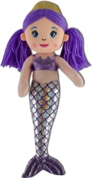 Plyšová mořská panna fialová 30 cm