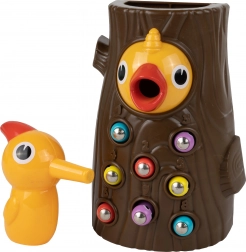 Magnetická zručnostní hra Datel a červíci