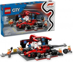 LEGO® City 60443 Zastávka v boxech F1® a personál s vozem Ferrari