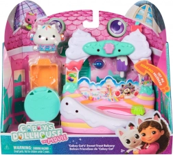 Gábinin kouzelný domek – balkónový hrací set Cukrárna s Dortě