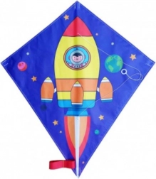 Létající drak Kosmická raketa 70x60 cm