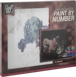 Diamantové malování květiny 40x50 cm