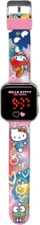LED hodinky s kalendářem Hello Kitty