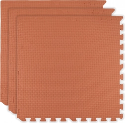 Pěnová podložka HUMBI 180 × 60, velké voděodolné puzzle, bezpečné, 3 ks, oranžová
