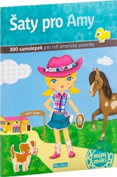 Šaty pro AMY – kniha samolepek