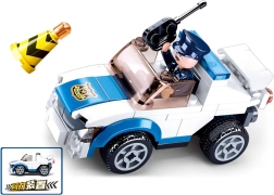 Sluban Policie natahovací auto hlídky