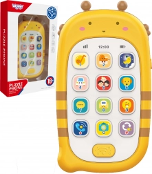 WOOPIE Baby interaktivní dětský telefon s melodiemi a diktafonem