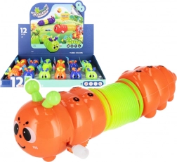 Natahová housenka – plastová pohybující se hračka 14 cm