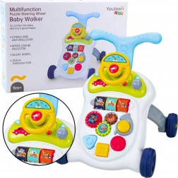 Interaktivní chodítko s volantem, světly a zvuky