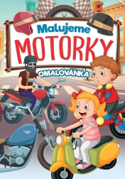 Malujeme motorky – omalovánka pro děti