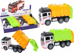 Popelářské auto s přívěsem