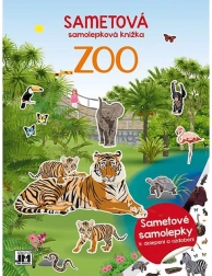 Sametová samolepková knížka Zoo