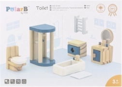 Viga PolarB dřevěný set nábytku do domečku – koupelna