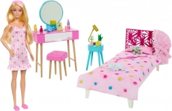 Barbie – set ložnice s panenkou