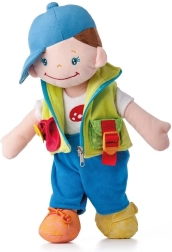 Senzorická panenka s přezkami Krystian