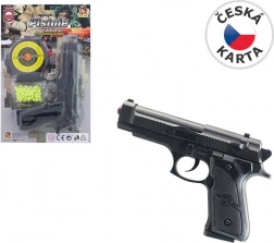 Dětská pistol s náhradními kuličkami