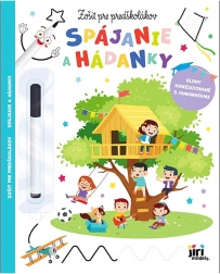 Zošit pro předškoláky – spojování a hádanky, stíratelné úlohy