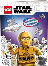 Lego Star Wars omalovánky se samolepkami