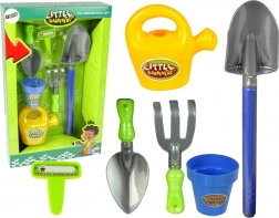 Dětská zahradní sada s kbelíkem, lopatkou a konví