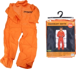 Dětský karnevalový kostým vězně M (110–120 cm)