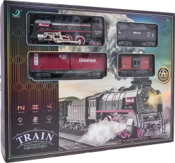 Retro vláček se světly, zvuky a kouřem 138 cm