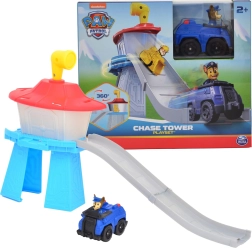Paw Patrol mini věž s jízdní dráhou a vozidlem Chase