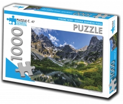Puzzle Turistická edice Vysoké Tatry, Dolina Zeleného plesa 1000 dílků