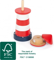 Dřevěná nasazovací věž maják small foot