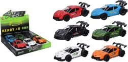 Závodní auto 16 cm