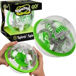 Perplexus Go spirálový 3D labyrint – zelená koule