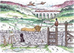 Ravensburger puzzle Život v Yorkshiru 1000 dílků