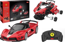 Stavebnice RASTAR 1:18 FERRARI FXX-K EVO červené, 88 dílů – RC model