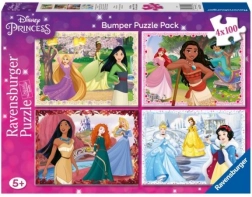 ravensburger puzzle disney princezny 4×100 dílků