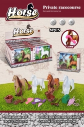 Hračka koník s hřebínkem a doplňky, sada