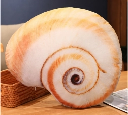 Plyšová hračka mušle - polštář 50 x 40 cm