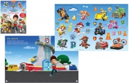 Samolepková knížka TLAPKOVÁ PATROLA (PAW PATROL) 21,5 × 27,5 cm